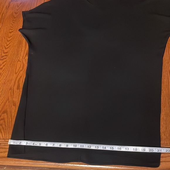 Chico’s oversized tunic mini dress drop shoulder shift style BLACK V neck size S - Picture 5 of 7